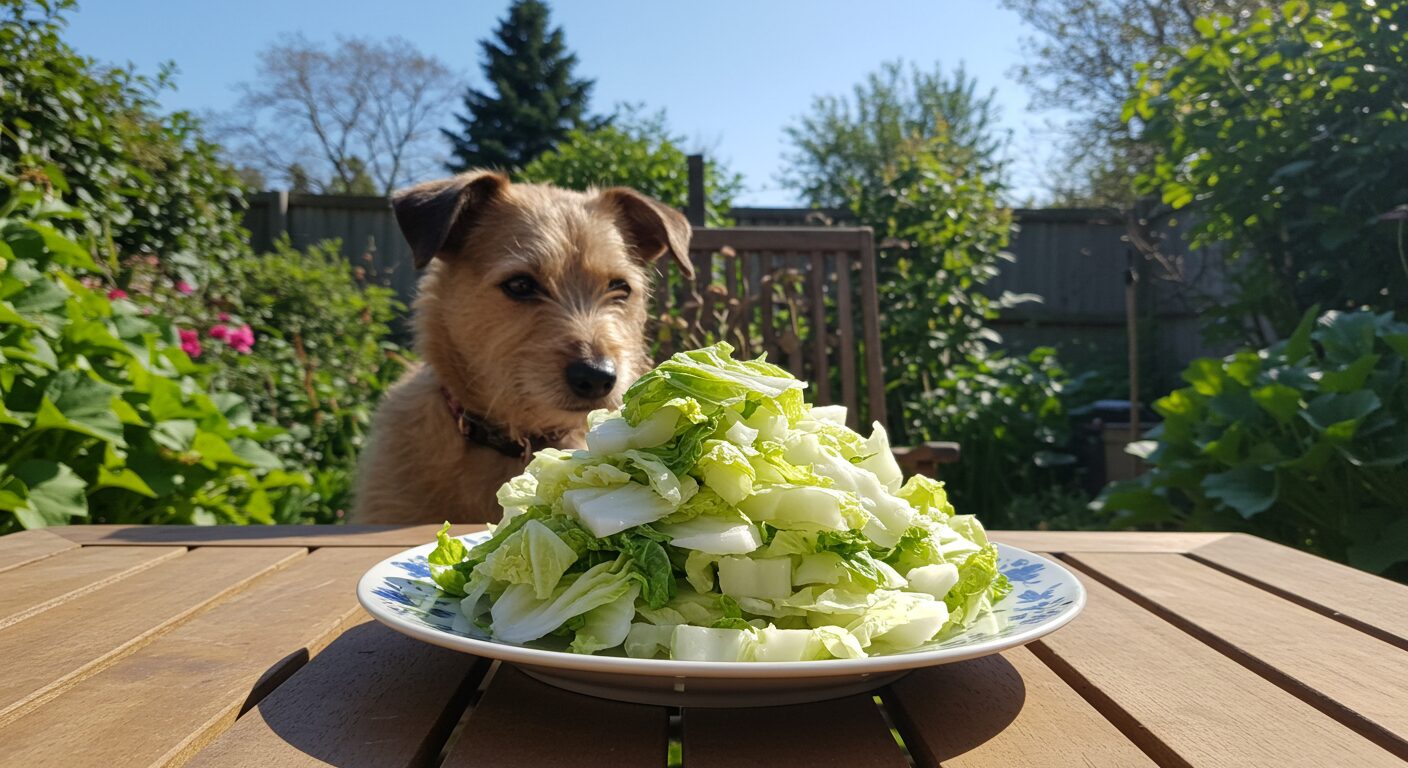 白菜と犬